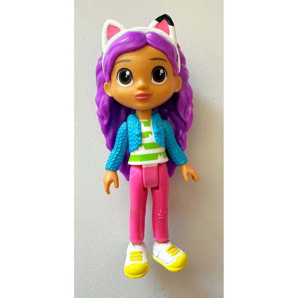 Gabby's Dollhouse Character Figurine With Purple Hair 3.5" Tall